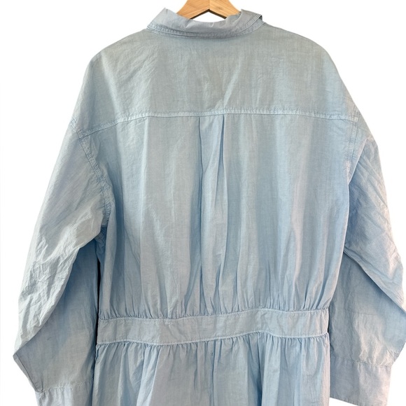 Zara Box Pleat Button Down Shirt Dress - Picture 11 of 14